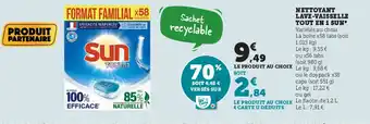 Super U Nettoyant lave-vaisselle tout en 1 SUN offre