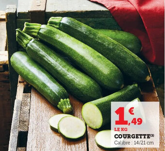 Super U Courgette offre
