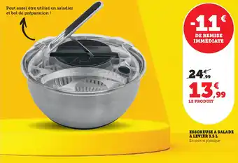 Super U Essoreuse a salade a levier 3,5 L offre