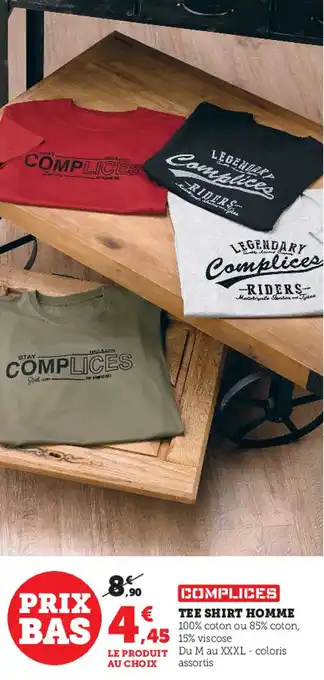 Super U Tee shirt homme offre