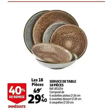 Service De Table 18 Pièces