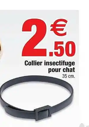 Bazarland Collier Insectifuge Pour Chat offre
