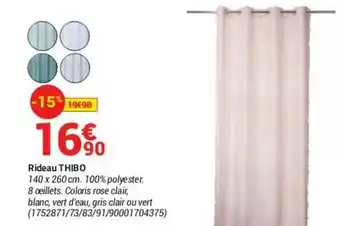Bricorama Rideau Thibo offre