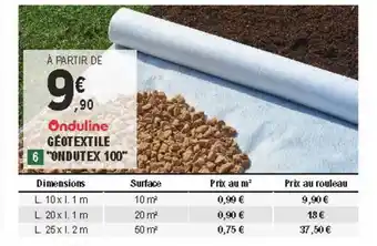 E.Leclerc Brico Géotextile offre