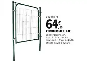 E.Leclerc Brico Portillon Grillage offre