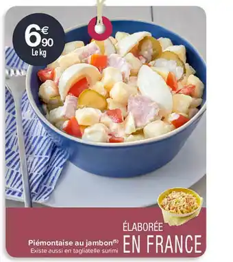 Carrefour Contact Piémontaise Au Jambon offre