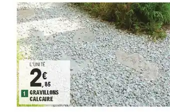 E.Leclerc Brico Gravillons Calcaire offre
