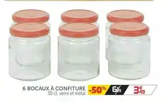 6 Bocaux à Confiture