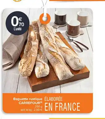 Carrefour Contact Baguette Rustique Carrefour offre