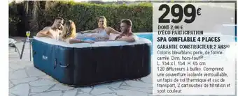 E.Leclerc Brico Spa Gonflable 4 Places offre