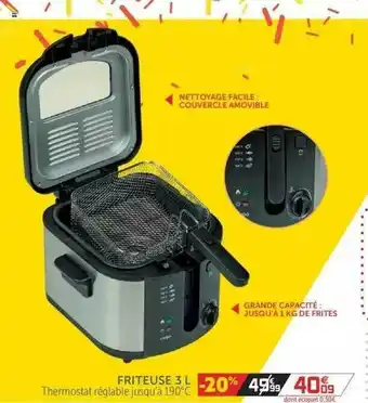 Gifi Friteuse 3l offre