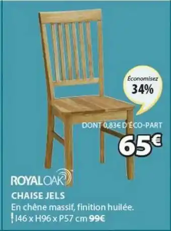 JYSK Chaise Jels Royal Oak offre