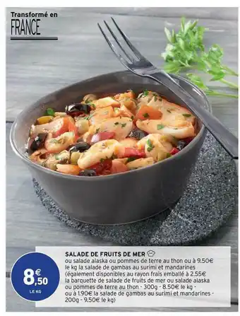 Intermarché Contact Salade De Fruits De Mer offre