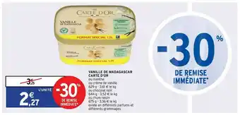 Intermarché Express Vanille De Madagascar Carte D'or offre