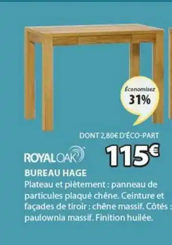 JYSK Bureau Hage Royal Oak offre