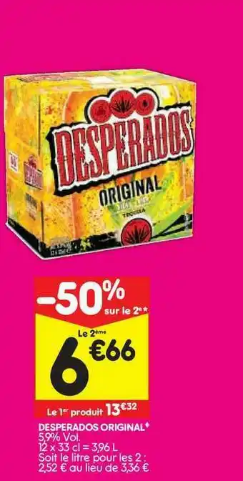 Leader Price Desperados Original offre
