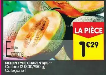 Melon Type Charentais