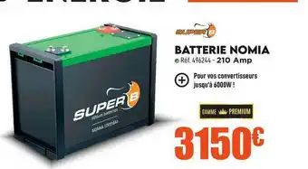 Narbonne accessoires Batterie Nomia offre