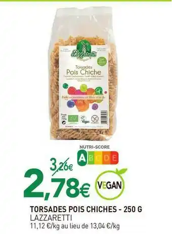 naturéO Torsade Pois Chiches Lazzaretti offre
