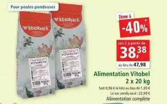 Maxi Zoo Alimentation Vitobel 2ème à -40% offre