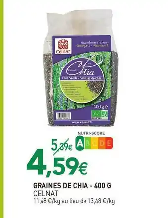 naturéO Graines De Chia Celnat offre