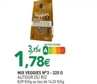 naturéO Mix Veggies N°3 Autour Du Riz offre