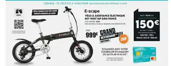 Narbonne accessoires Vélo à Assistance électrique Key West 16p Gris Foncé E-scape offre