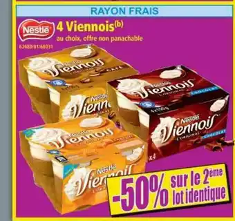 Norma Nestlé 4 Viennois -50% Sur Le 2ème Lto Identique offre