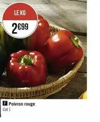 Spar Poivron Rouge offre