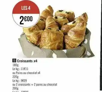 Croissants X4