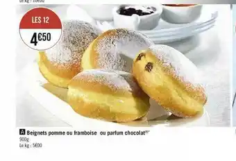 Spar Beignets Pomme Ou Framboise Ou Parfum Chocolat offre