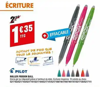 Roller Frixion Ball Pilot