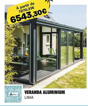 Mister Menuiserie Veranda Aluminium Lima offre