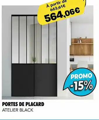 Portes De Placard Atelier Black