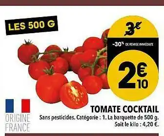 Supeco Tomate Cocktail offre