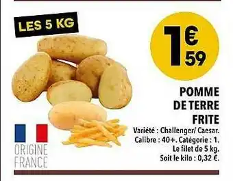Supeco Pomme De Terre Frite offre