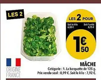 Supeco Mâche offre