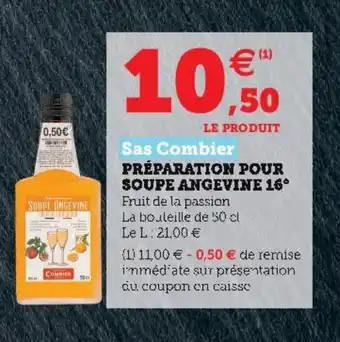 Préparation pour soupe angevine 16