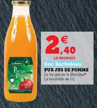 Hyper U Pur jus de pomme offre