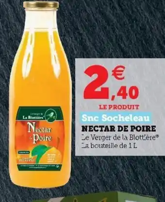 Hyper U Nectar de poire offre