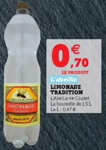 Hyper U Limonade tradition offre