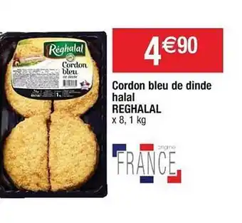 Cora x Carrefour Cordon Bleu De Dinde Halal Reghalal offre