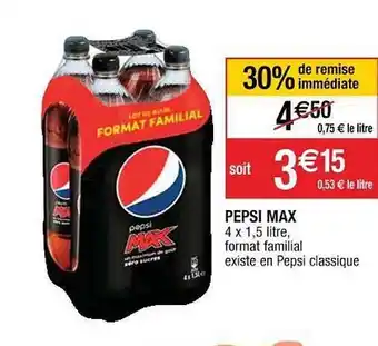 Cora x Carrefour Pepsi Max offre