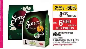 Café Dosettes Brazil Senseo