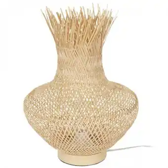 3 suisses La chaise longue - lampe vase rotin - promo la déco offre