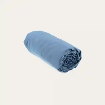 Drap housse uni en coton bourdon