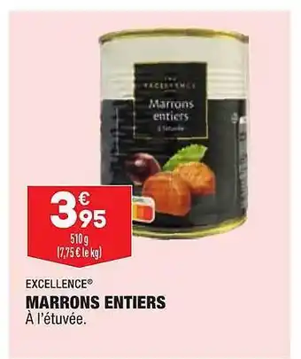 ALDI Marrons entiers excellence offre