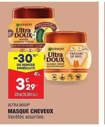 ALDI Masque cheveux ultra doux offre