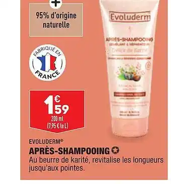 ALDI Après-shampooing evoluderm offre