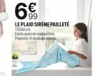 Le plaid sirène pailleté